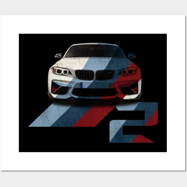 M2 F87 for BIMMERS Wall Art by iConicMachines